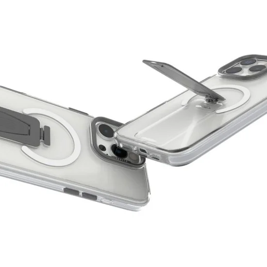 Cover Iphone 16 Pro Max Magsafe Grip Case levelo Morphix - Gray